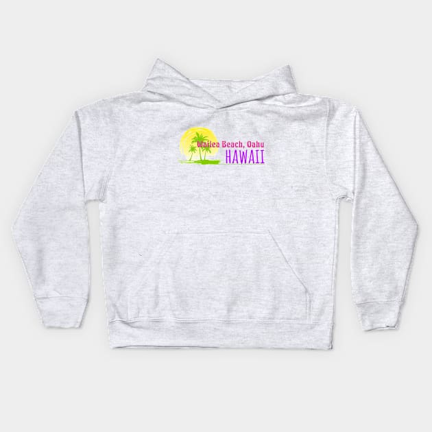 Life's a Beach: Wailea Beach, Oahu, Hawaii Kids Hoodie by Naves